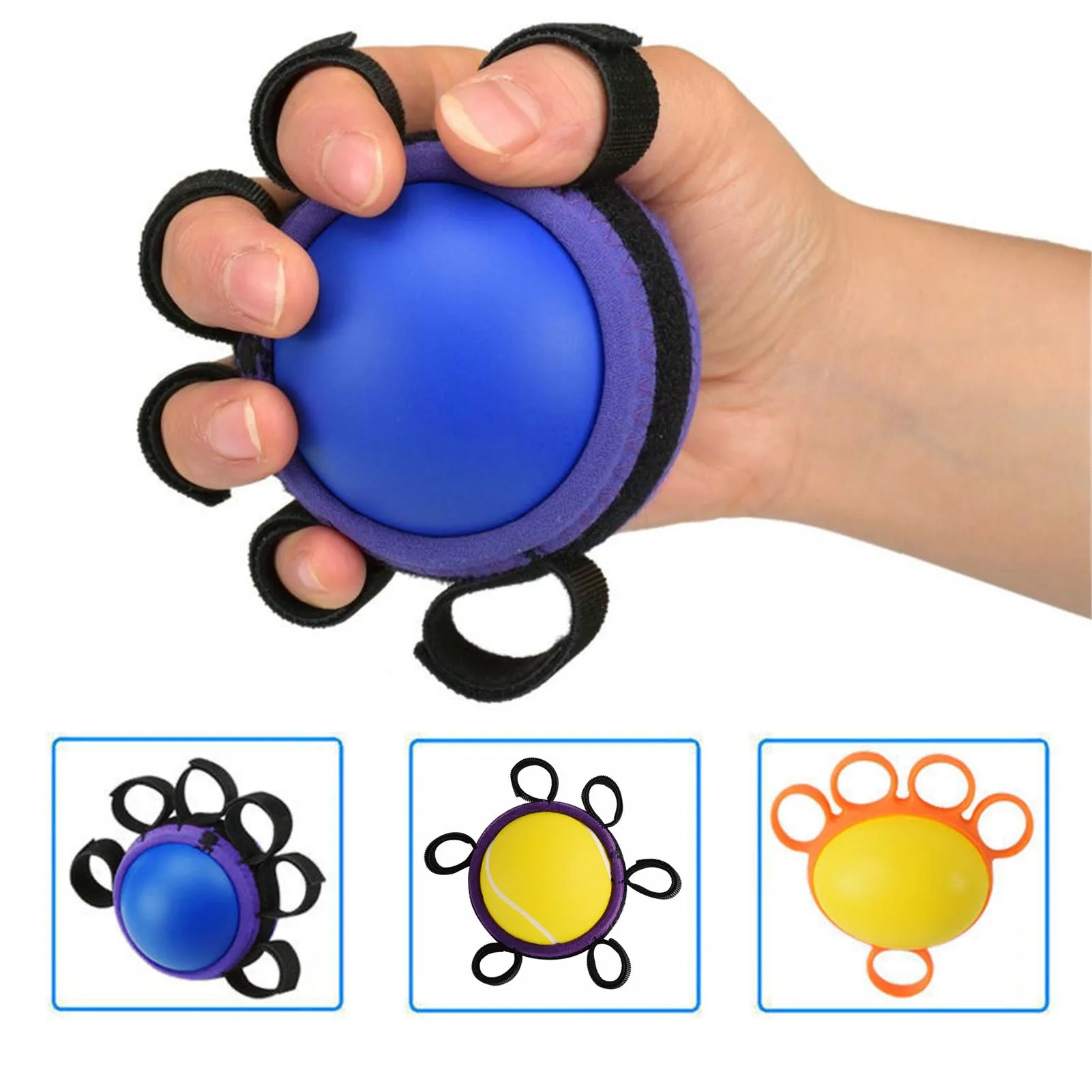 Hand Exerciser Grip Strength Wrist Exercise Finger Hand Exercise Ball