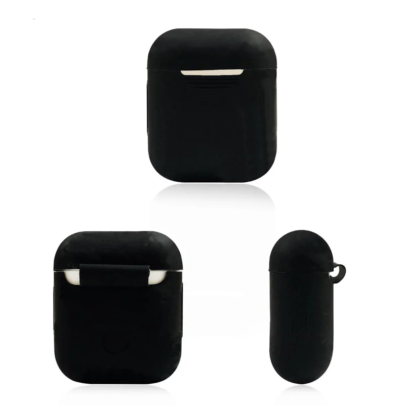 Однотонные мягкие чехлы для наушников для Apple AirPods 1 2 Чехол для зарядного устройства для Airpods