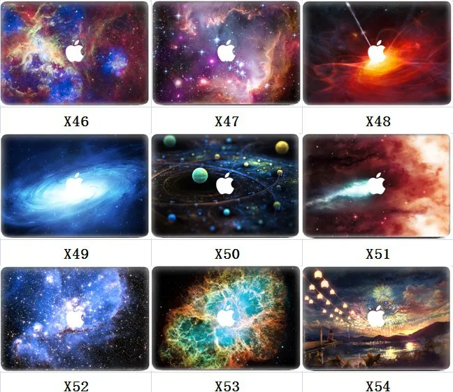 5 шт./партия, случайная отправка, новая наклейка для ноутбука 426 видов, скины для MacBook Air Pro retina 11 13 15, виниловая частичная наклейка