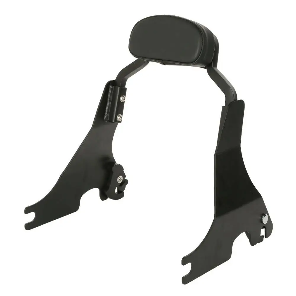 Black Мотоцикл короткий пассажирский спинки Сисси Бар для Harley Sportster SuperLow железа 883 1200 XL 2004 - Цвет: Black