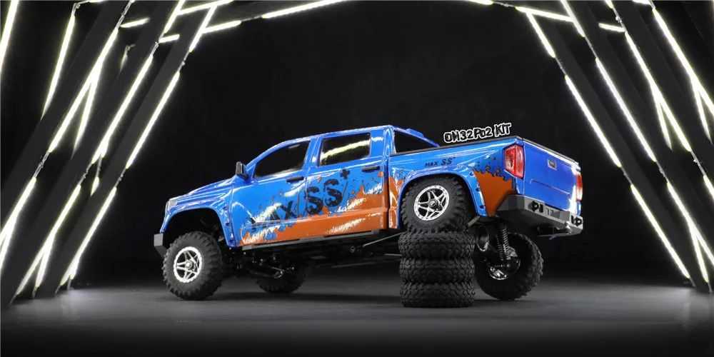 Orlandoo Hunter OH32P02 1/32 в разобранном виде DIY Kit Неокрашенный RC Рок Гусеничный автомобиль без электронных деталей