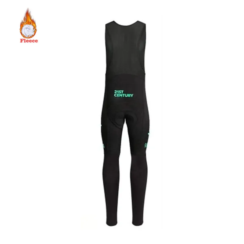 bib pants Зимняя одежда для велоспорта профессиональная командная велосипедная форма Джерси Набор мужская униформа с длинным рукавом Теплая Флисовая одежда комплект сохраняющих тепло штанов - Цвет: bib pants