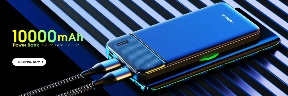 portable cell phone charger VOTHOON 20W Power Bank 10000mAh Portable Charging PowerBank Type C USB Fast Charger External Battery Charger For iPhone Samsung mini power bank