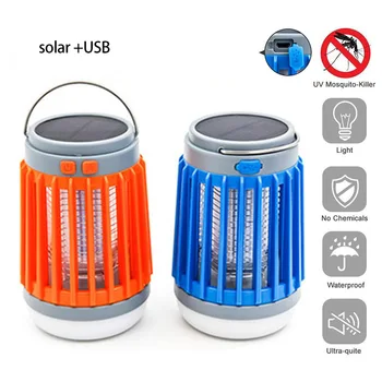 

Multifunction USB Solar Charging UV Night Light Mosquito anti Killer Lamp outdoor Insect moskito Bug moustique Trap Lantern
