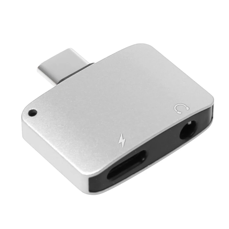 USB 3,1 type C до 3,5 мм наушники Зарядка адаптер для huawei Mate10 P20 Xiaomi 6 8 - Цвет: 4NB100649-S