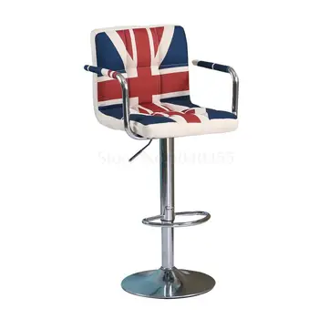 

Simple bar chair bar stool front desk cashier chair lift back stool makeup beauty chair modern home high stool