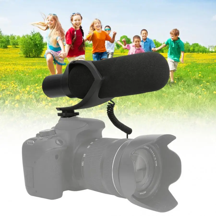 COMICA microfono CVM-V30 PRO указывающий конденсаторный микрофон с муфтой ветра для SLR камеры видеокамеры Студийный микрофон