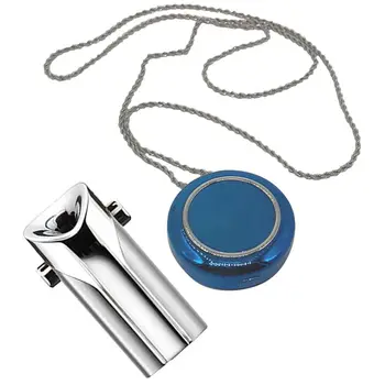 

Hot 2pcs Air Purifier USB Portable Personal Necklace Negative Ion Air Purifier Air Purifier - Blue & Silver
