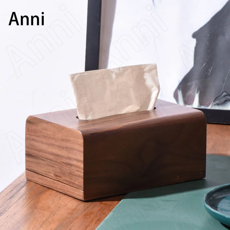 

Кленовые деревянные салфетки, японский минималистический ореховый бамбуковый деревянный держатель для салфеток, домашний журнальный столик, настольный бумажный ящик для хранения полотенец