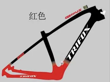 TRIFOX T800 карбоновая mtb рама 29er mtb карбоновая рама 29 рама карбоновая для горного велосипеда 142*12 или 135*9 мм велосипедная Рама - Цвет: 3k matte red