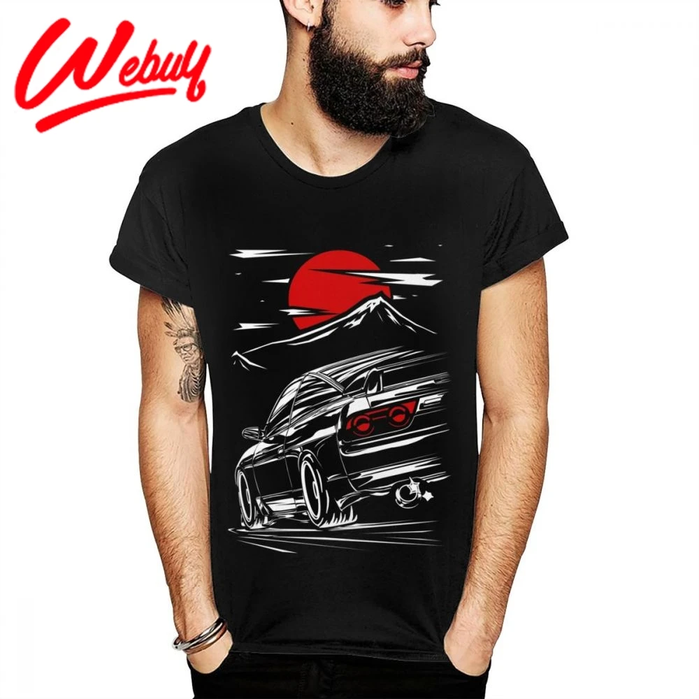 Стильная хлопковая футболка Nissan Silvia S13, красивая летняя новая футболка