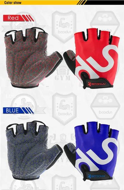 Luvas De Ciclismo BOODUN Com Almofada De Gel - Conforto E Proteção