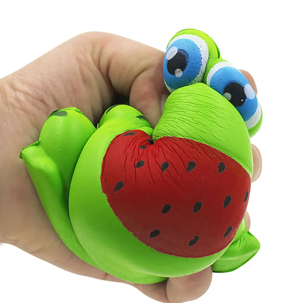 Cute Scented Frog Toy Stress Reliever Decor Animal Toys Backpack Accessories Decorations Decompression Squeeze Toys#B