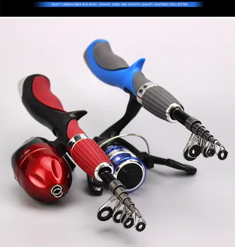 

Fishing rod and fishing reel cast fishing rod carbon fiber ultra light fishing rod, mini rotating fishing reel fishing tackle