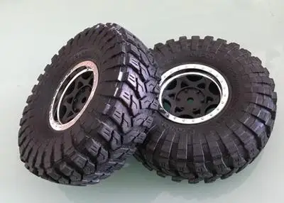 Осевой 1,9 гусеничная шина комплект для 1/10 RC Рок Гусеничный SCX10 Jeep 90046 90047 90028 2 шт