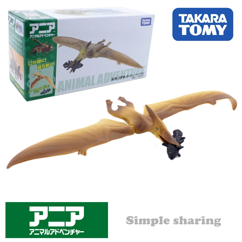 Takara tomy tomica animal adventure al 06 pteranodon форма литая под давлением Смола динозавр рисунок модель комплект