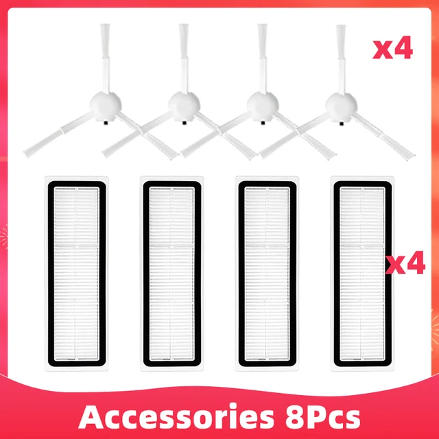Main Side Brush Mop Cloths Hepa Filter For Xiaomi Dreame D9 Dreame Bot L10 Pro Trouver Robot LDS Vacuum-Mop Finder Spare Parts Set 7
