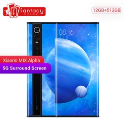 Оригинальный Новый Xiaomi MIX Alpha 12 ГБ 512 ГБ Snapdragon 855Plus 7,92 дюймов 1080P OLED 4050 МП супер флагманские тройные камеры MIUI Alpha
