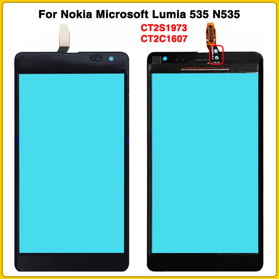 Новый n535 сенсорный экран для Nokia microsoft Lumia 535 N535 ct2s247/ CT2C1607 панель дигитайзер сенсор