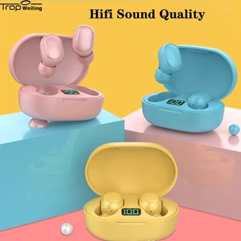 

Trop Weiling Bluetooth 5.0 True Wireless Bluetooth Earphones Dual Microphone Led Fingertouch In Ear Earbuds Bluetooth Earphones