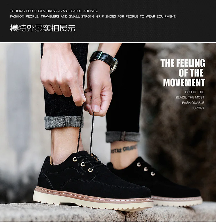 Vogue Ankle Boots Warm Men Snow Boots Winter Lace-up Men Shoes Nice Pop Vogue Fashion Flock Plush Winter Boots Men