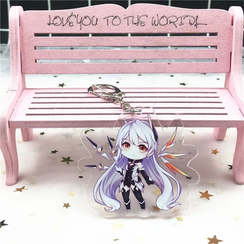Honkai Impact 3 брелок акриловый Милый Забавный аниме брелок для ключей женские детские брелоки для мужчин и девочек Llavero брелок ювелирные изделия Portachiavi