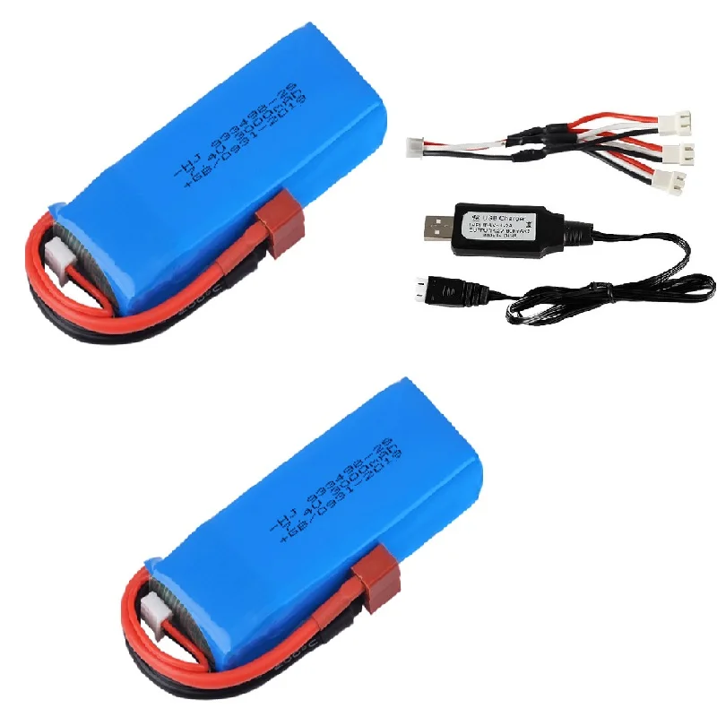 

Модель автомобиля Wltoys 144001 1/14 RC, 7,4 В, 3000 мАч, улучшенная литиевая батарея 2S, в, мАч, радиоуправляемая модель, общая большая емкость