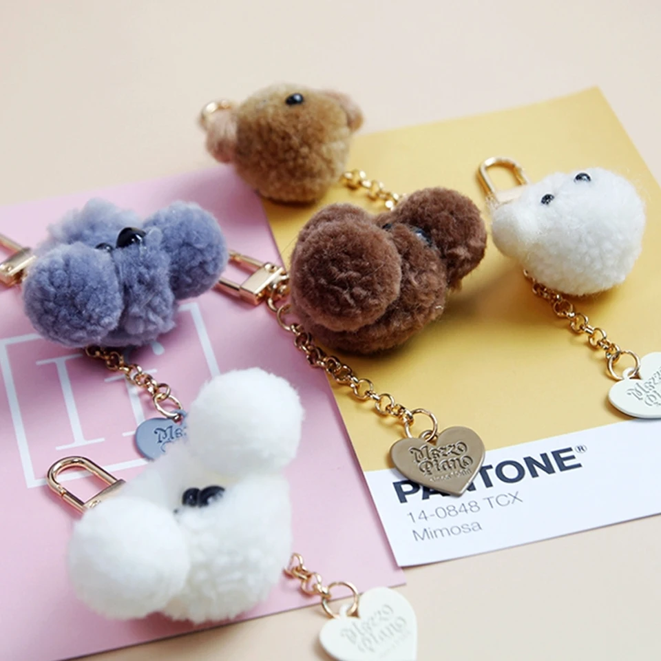 Cute Soft Luxury Teddy Dog Case for Apple AirPods 1 2 Case Accessories Bluetooth Earphone Protect Cover Bag Heart Keyring Gifts