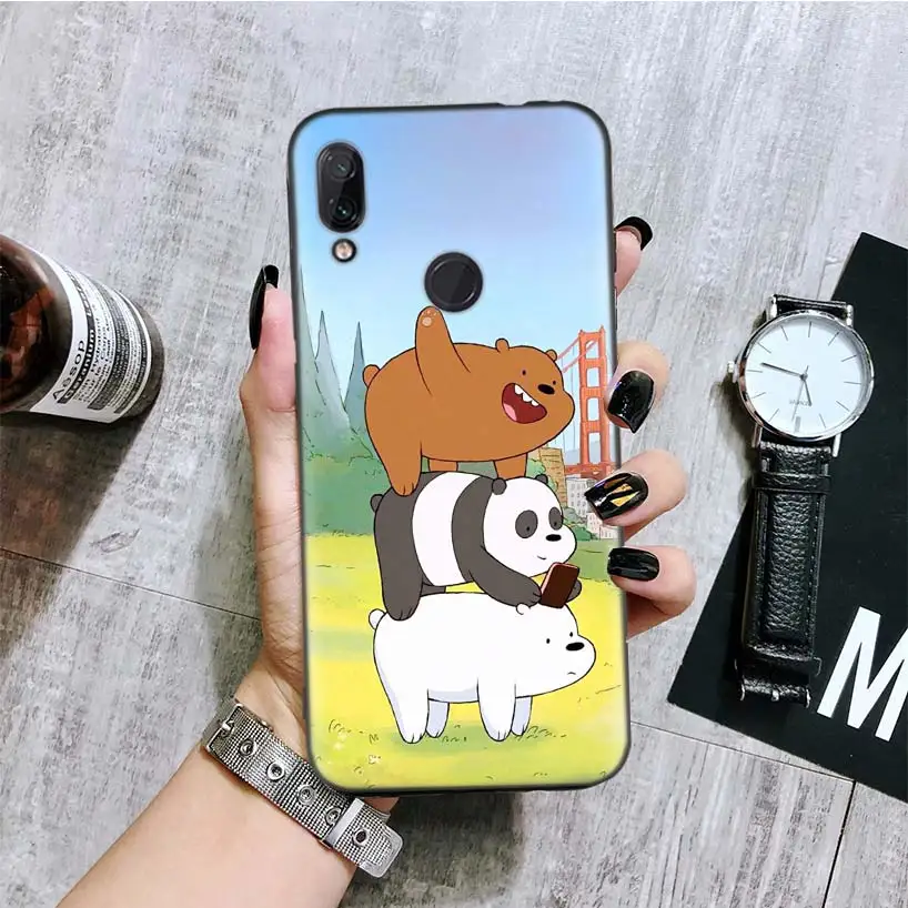 BA156-8 Мы вся правда о медведях черная крышка чехол для телефона для Xiaomi Redmi Note фотоаппаратов моментальной печати 8 7 7S 7A 6 S2 GO K20 Pro 6A mi 6X 5X A1 CC 9 8 Coque - Цвет: BA156-8