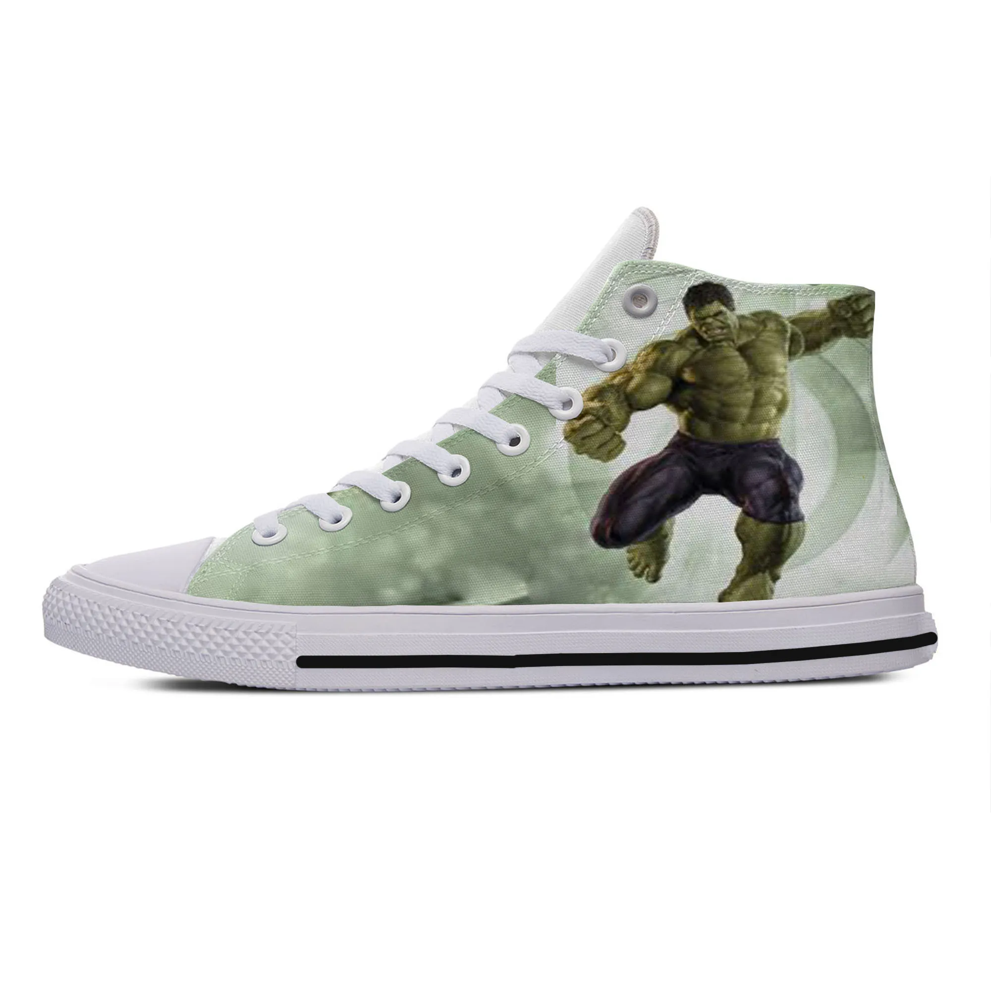 Hulk4 Кроссовки для бега с высоким качеством, Marvel, Мстители, супер герой, Невероятный Халк, Уличная обувь, легкие дышащие повседневные кроссовки - Цвет: Hulk4