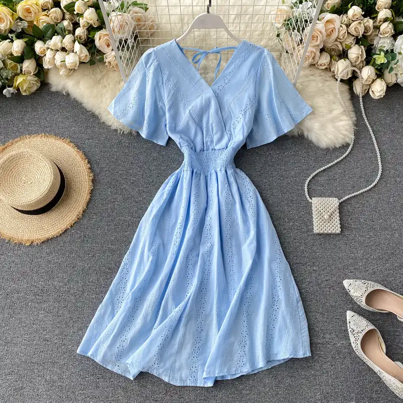 Korean cotton dress Clearance