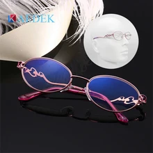 Женский анти-Blu-Ray компьютерный светильник очки для чтения прозрачные линзы очки для дальнозоркости диоптрий модный дизайн+ 1 1,5 2 3 KB2502