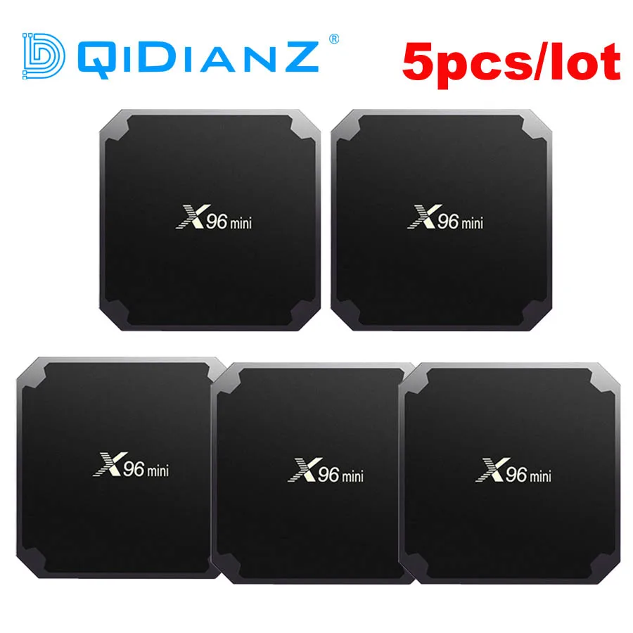 5 шт./лот X96 mini Android 9 0 Smart tv box S905W Четырехъядерный 4K 1080P Full HD медиаплеер