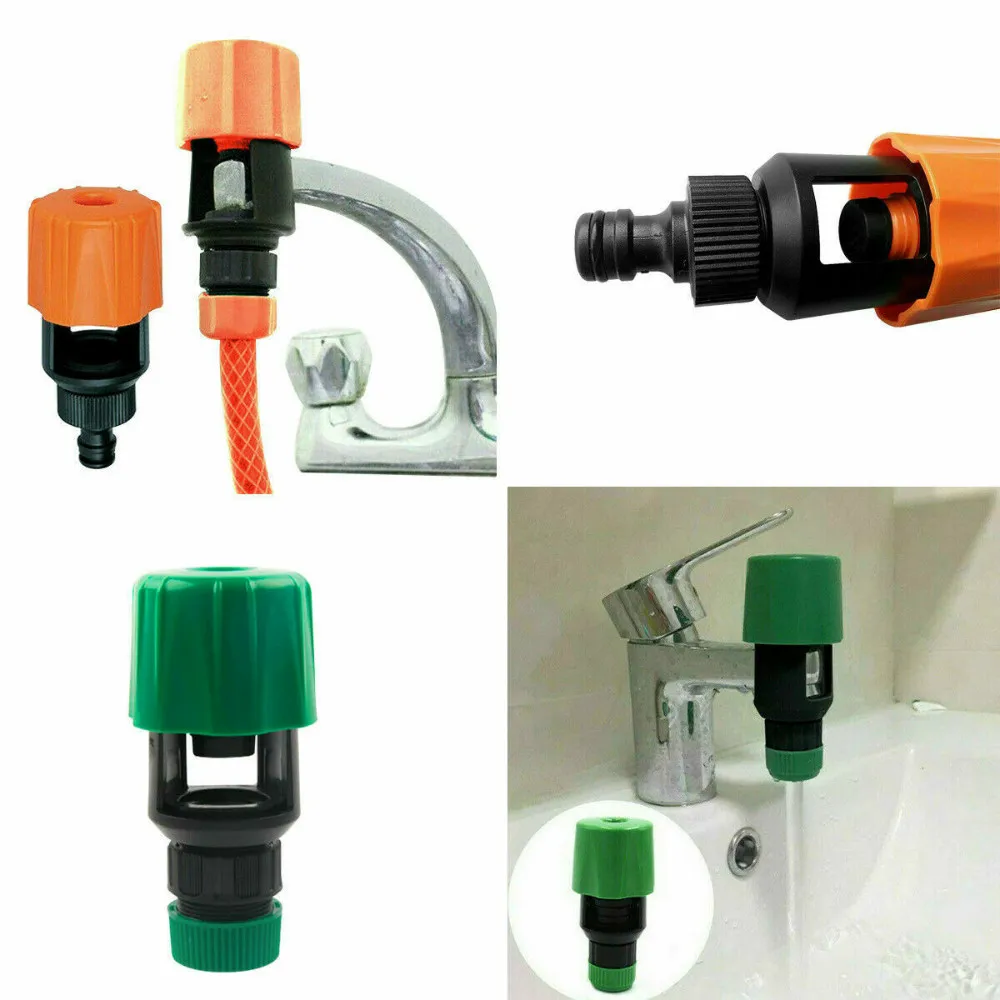 Universal Tap To Garden Hose Pipe Connector Kitchen Bath Water Faucet Adapter H7 