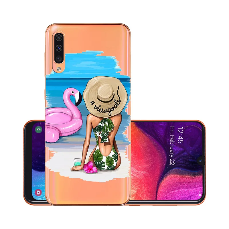 W134 Прозрачный чехол для samsung A50 A70 A30 A10S A20S A30S A50S M30S чехол супер мама для маленьких девочек Etui для Sumsung галактики A50 A70 A10S - Цвет: W134