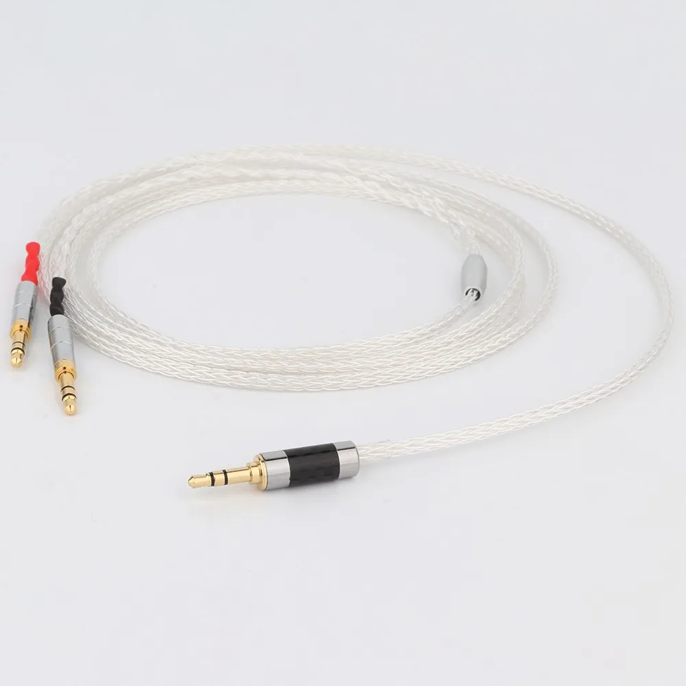 6.5mm XLR Balanced 16 Core Silver Plated Earphone Cable For Hifiman