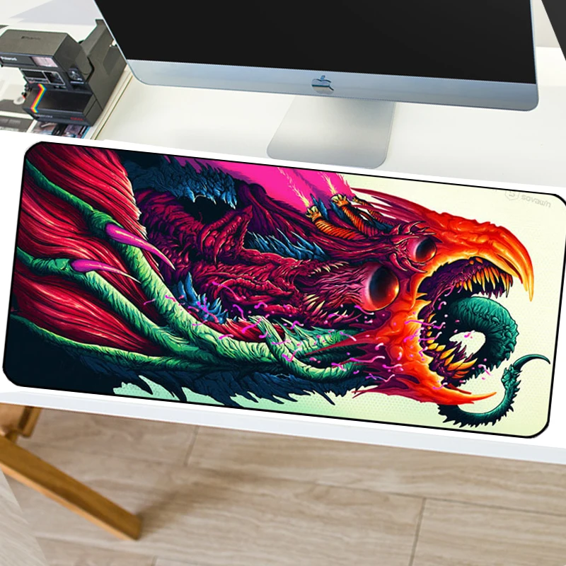 03 SOVAWIN 900x400 мм игровой коврик для мыши XL Hyper Beast Locking Edge нескользящий коврик для мыши CS GO slip натуральный для ПК компьютера - Цвет: 03