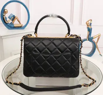 

Luxury Genuine Leather Handbag Wonen Messenger Bags Famous Brands Women Crossbody Bsg Fashion Chain Shoulder Bags