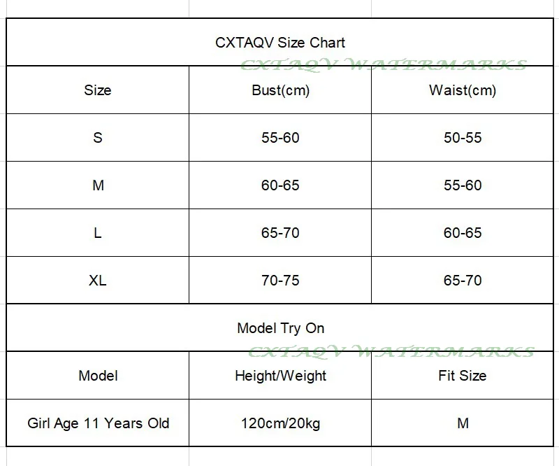 girls speedo size chart