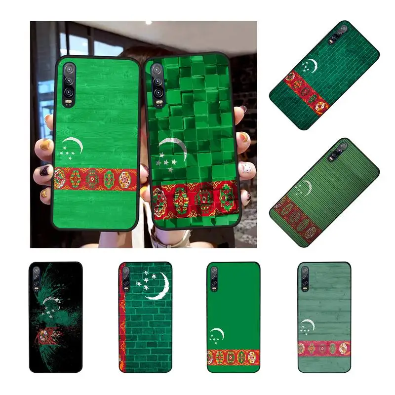 

NBDRUICAI Turkmenistan Flag National flag Soft Silicone Black Phone Case for Huawei Honor 20 10 9 8 8x 8c 9x 7c 7a Lite view