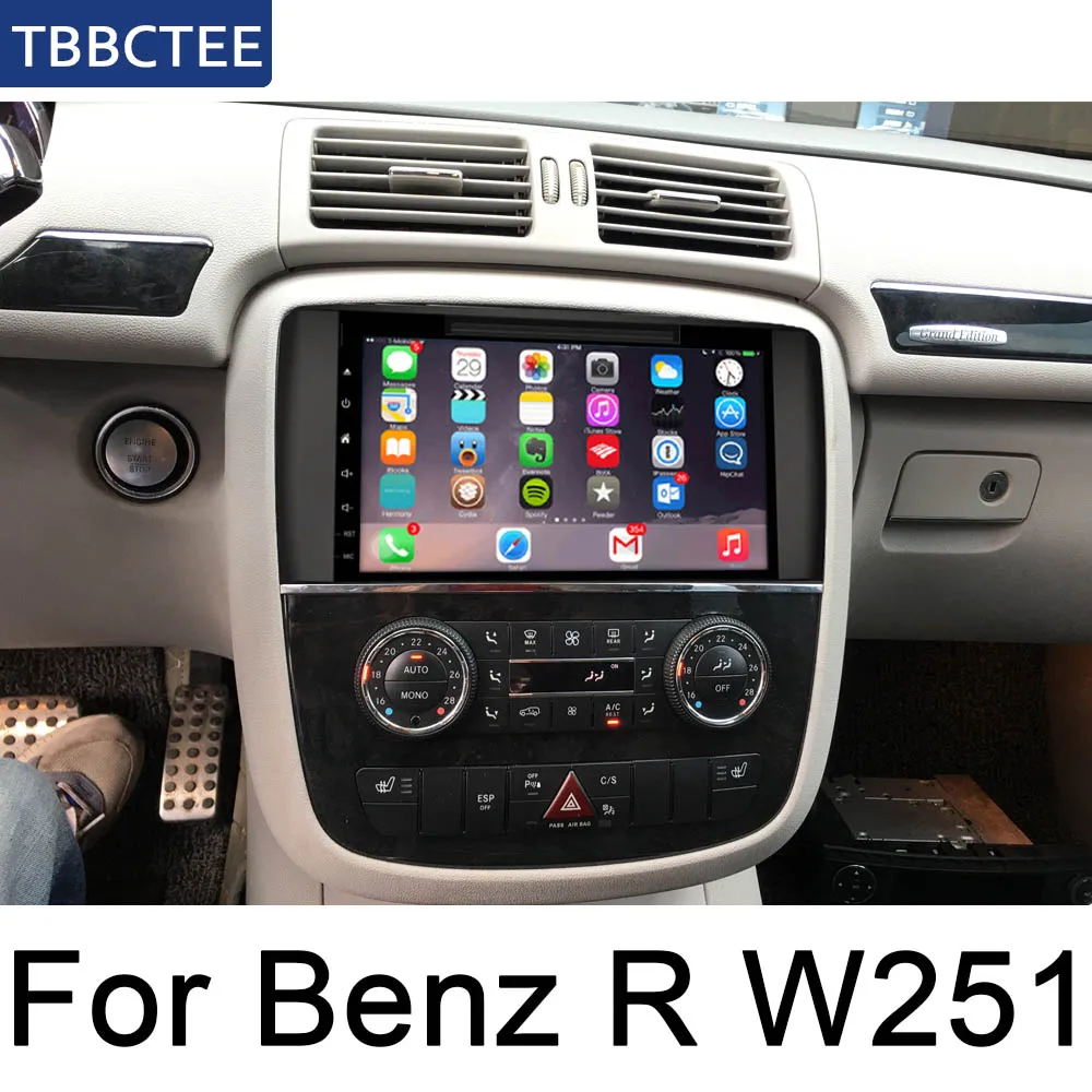 Для Mercedes Benz R класса W251 2006~ 2013 NTG Android автомобильный DVD плеер с JPS и навигацией, Wi-Fi, Mulitmedia система аудио стерео эквалайзер