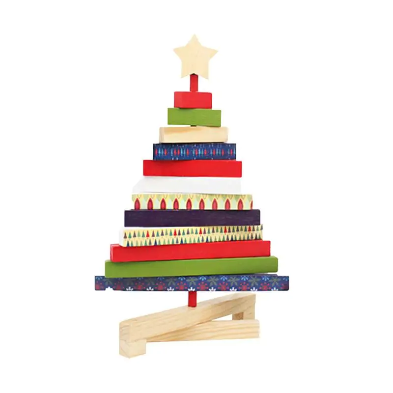

Rotating Wooden Christmas Tree For Desktop Model Decoration Christmas Tree Xmas Party Decor For Home Store Display Window A2