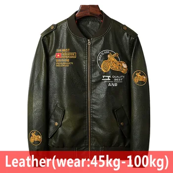 

spring Men's suede Leather Jacket Casual Baseball Collar Sheep Motorcycle Jackets foreign trade 5XL large size Outdoor coat
