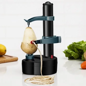 

Stainless Steel Multifunctional Household Automatic Electric Fruit Potato Vegetables Peeler Peeling Cutter Machine Kitchen Tool