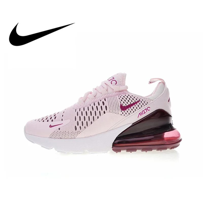 Оригинальные подлинные женские кроссовки для бега от Nike Air Max 270, спортивные кроссовки для бега на открытом воздухе, дышащие, удобные