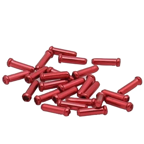 Red 50 шт./компл. 50 шт./компл. аксессуар для велосипеда Кепки Crimps внутренняя Велосипедное оборудование Горячая тормозной провод конец Core заглушка для кабеля - Цвет: Red
