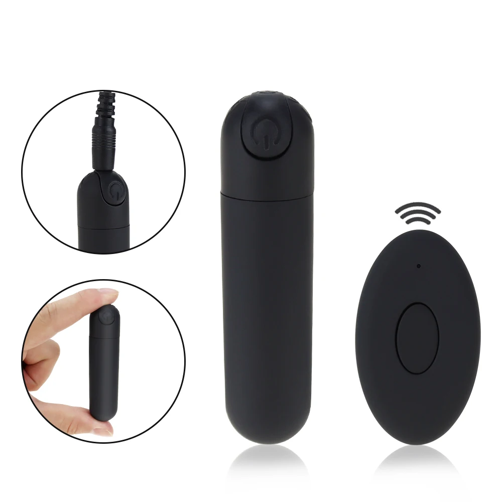 Wireless Remote Bullet Vibrator G-spot Nipple Clitoris Stimulator 10 Modes Mini Vaginal Anal Dildo Massager Sex Toys For Women - Vibrators picture