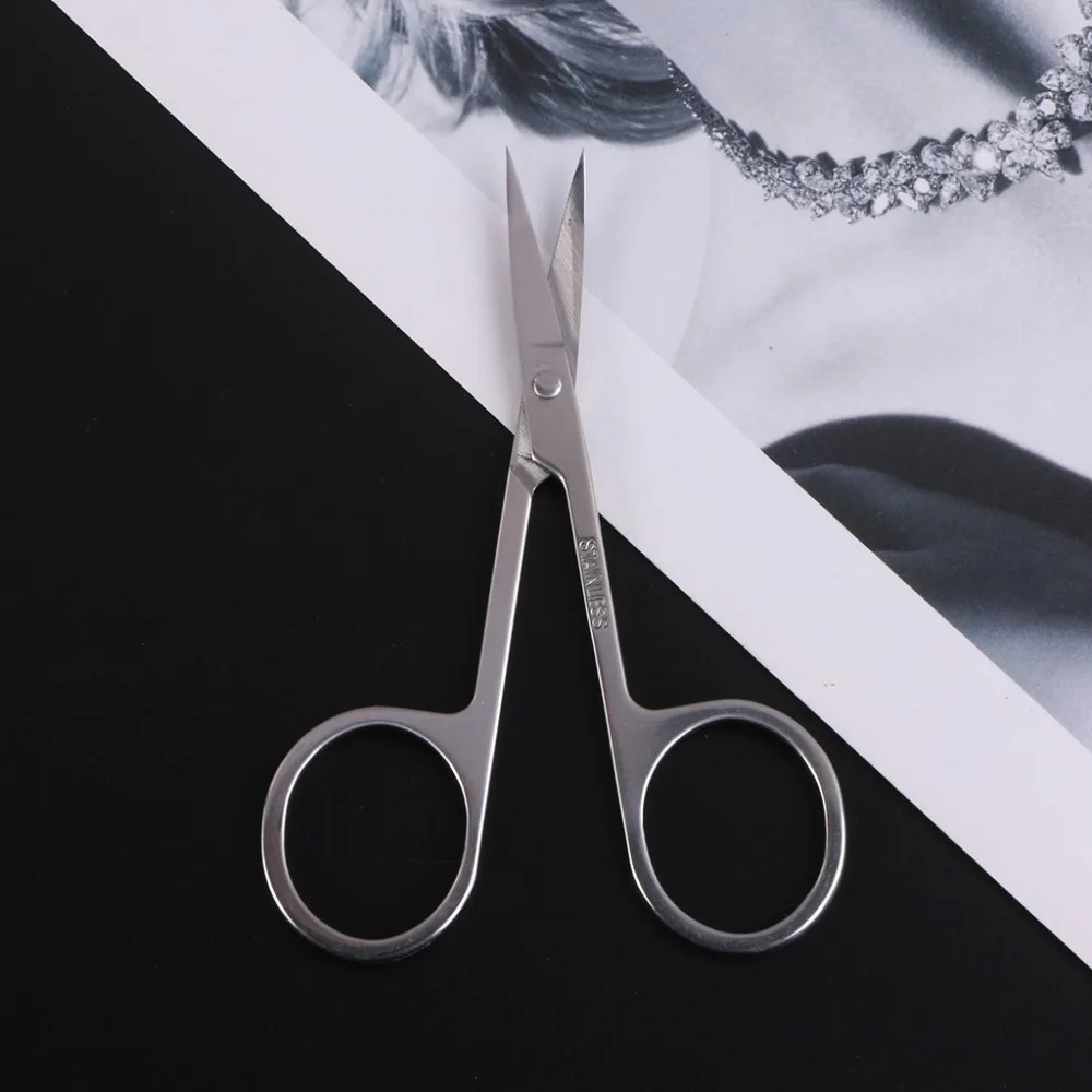Drop# инструменты для макияжа женские ножницы для удаления волос триммер для бровей из нержавеющей стали