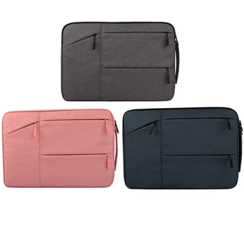 

2018 Multi Pockets Bag For MacBook 12 14 15 Case Waterproof Laptop Case For Lenovo Bag For MacBook