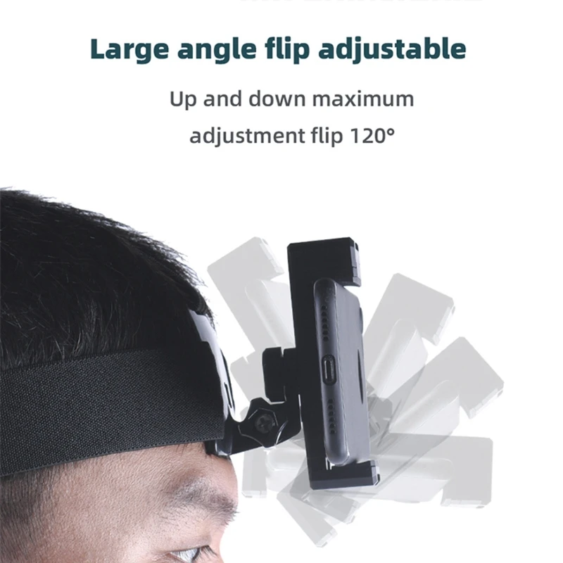 mobile stand for car Phone Holder First-Person View ABS Head Strap Mount Headband Holder with Mobile Phone Clip Bracket Fits for  Au30 21 Dropship car dashboard phone holder